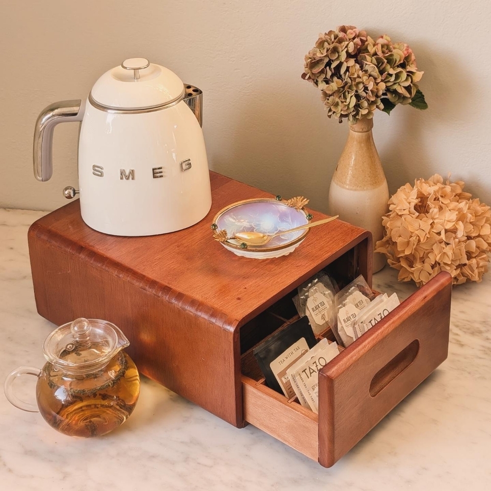 Vintage Danish Style MCM Teak Wood Drawer